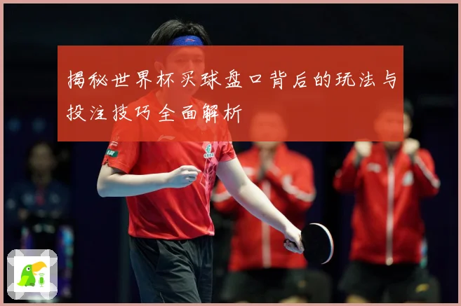 揭秘世界杯买球盘口背后的玩法与投注技巧全面解析